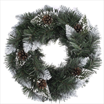 Věnec pvc 40cm bílý - velkoobchod, dovoz květin, řezané květiny Brno