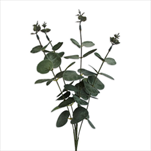 Eucalyptus keřík polyester x4/60cm - velkoobchod, dovoz květin, řezané květiny Brno