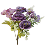 Kytice polyester 30cm fialová - velkoobchod, dovoz květin, řezané květiny Brno