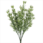 Keřík pvc 36cm zelená/bílá - velkoobchod, dovoz květin, řezané květiny Brno