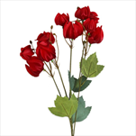 Physalis polyester 58cm červená - velkoobchod, dovoz květin, řezané květiny Brno