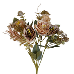 Růže kytice mix 28cm béžová - velkoobchod, dovoz květin, řezané květiny Brno