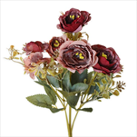 Růže kytice mix 28cm bordó - velkoobchod, dovoz květin, řezané květiny Brno