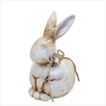 Zajíc keramika 15,5cm krémová - velkoobchod, dovoz květin, řezané květiny Brno