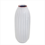 Váza porcelán 20cm bílá - velkoobchod, dovoz květin, řezané květiny Brno