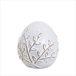 Vajíčko porcelán 9,5cm bílá - velkoobchod, dovoz květin, řezané květiny Brno