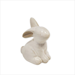 Zajíc porcelán 5,8cm bílá - velkoobchod, dovoz květin, řezané květiny Brno