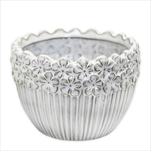 Obal porcelán pr.15,7V10,5cm bílá - velkoobchod, dovoz květin, řezané květiny Brno