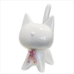 Kočka porcelán 19,2cm - velkoobchod, dovoz květin, řezané květiny Brno