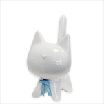 Kočka porcelán 15,3cm - velkoobchod, dovoz květin, řezané květiny Brno