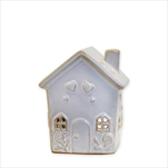 Domek porcelán 7,3cm - velkoobchod, dovoz květin, řezané květiny Brno