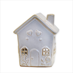 Domek svícen porcelán 9cm - velkoobchod, dovoz květin, řezané květiny Brno