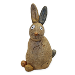 Zajíc polyresin 25,5cm - velkoobchod, dovoz květin, řezané květiny Brno