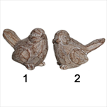 Ptáček polyresin 8cm mix - velkoobchod, dovoz květin, řezané květiny Brno