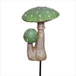 Muchomůrky polyresin 21cm zelená - velkoobchod, dovoz květin, řezané květiny Brno