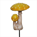 Muchomůrky polyresin 21cm žlutá - velkoobchod, dovoz květin, řezané květiny Brno