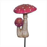 Muchomůrky polyresin 21cm červená - velkoobchod, dovoz květin, řezané květiny Brno