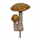 Muchomůrky polyresin 21cm hnědá - velkoobchod, dovoz květin, řezané květiny Brno