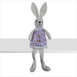 Zajíc textil 23/35cm růžová - velkoobchod, dovoz květin, řezané květiny Brno