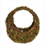 Koš proutí/PE mech 27cm - velkoobchod, dovoz květin, řezané květiny Brno