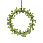 Věnec bobule 16cm zelená - velkoobchod, dovoz květin, řezané květiny Brno