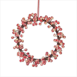 Věnec bobule 16cm růžová - velkoobchod, dovoz květin, řezané květiny Brno