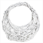 Koš větve 33cm bílá - velkoobchod, dovoz květin, řezané květiny Brno