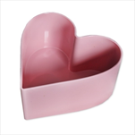 Srdce melamin 26cm růžová - velkoobchod, dovoz květin, řezané květiny Brno