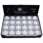 Krabička stabil. růže 4,8 cm bílá - velkoobchod, dovoz květin, řezané květiny Brno