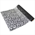 Krajka polyester š36cm/5m černá glitter - velkoobchod, dovoz květin, řezané květiny Brno
