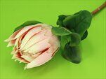 Protea umělá 68cm růžová - velkoobchod, dovoz květin, řezané květiny Brno