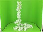 Květinová girlanda textil 170cm bílá - velkoobchod, dovoz květin, řezané květiny Brno
