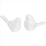 Ptáček porcelán 8cm bílá - velkoobchod, dovoz květin, řezané květiny Brno