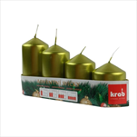 Svíčka VÁLEC POSTUP/50 MET.ZELENÁ - velkoobchod, dovoz květin, řezané květiny Brno