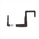 Plast držák truhlíku 15 cm na hranu hnědý - velkoobchod, dovoz květin, řezané květiny Brno