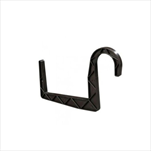 Plast držák truhlíku 15cm na trubku hnědý - velkoobchod, dovoz květin, řezané květiny Brno