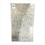 Sáček 20x35cm ornamenty bílé - velkoobchod, dovoz květin, řezané květiny Brno