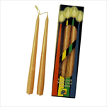 Svíčka KÓNICKÁ 22 X 250 mm/4 KS METAL ZLATÁ - velkoobchod, dovoz květin, řezané květiny Brno