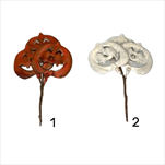 DO Dýně halloween na drátku 15cm mix - velkoobchod, dovoz květin, řezané květiny Brno