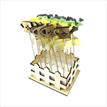 DO Konvička dřevo 8x25cm zápich - velkoobchod, dovoz květin, řezané květiny Brno