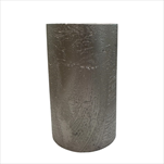 Svíčka válec Rustik 70 x 120 mm stříbrná - velkoobchod, dovoz květin, řezané květiny Brno