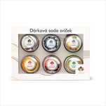 Sv svíčka s přáním 28 g FRUIT set 6ks - velkoobchod, dovoz květin, řezané květiny Brno