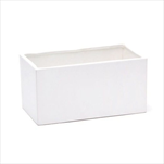 Obal keramický 13 x 26 x 14 cm bílý - velkoobchod, dovoz květin, řezané květiny Brno