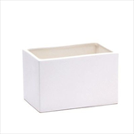 Obal keramický 11,5 x 22 x 12 cm bílý - velkoobchod, dovoz květin, řezané květiny Brno