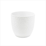 Obal keramický 11,5 x 11,5 cm bílý - velkoobchod, dovoz květin, řezané květiny Brno