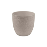 Obal keramický 11,5 x 11,5 cm šedý - velkoobchod, dovoz květin, řezané květiny Brno