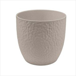 Obal keramický 21 x 21 cm šedý - velkoobchod, dovoz květin, řezané květiny Brno