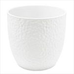 Obal keramický 23,5 x 23,5 cm bílý - velkoobchod, dovoz květin, řezané květiny Brno