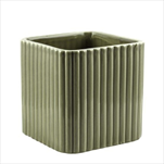 Obal 11,6 x 11,5 x 11,5 cm zelený - velkoobchod, dovoz květin, řezané květiny Brno