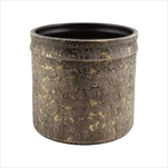 Obal keramický pr. 29/v. 26 cm rustic zlatý - velkoobchod, dovoz květin, řezané květiny Brno